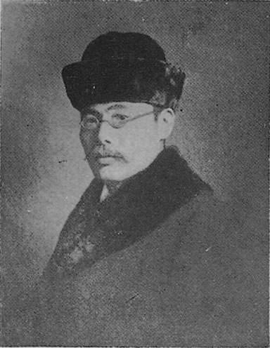 二葉亭四迷（明治41年撮影）