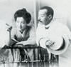 左：マダム貞奴（川上貞奴）と右：川上音二郎
