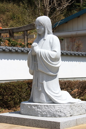 京極マリアの像（京都府舞鶴市の智性院）