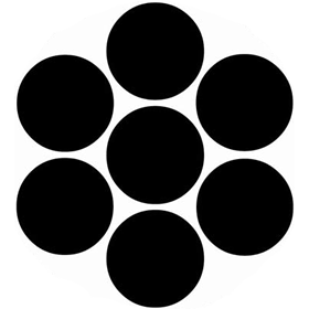 九鬼嘉隆の家紋（七つ星（七曜））