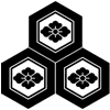 三つ盛り亀甲に花菱