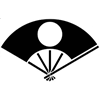 五本骨日の丸扇